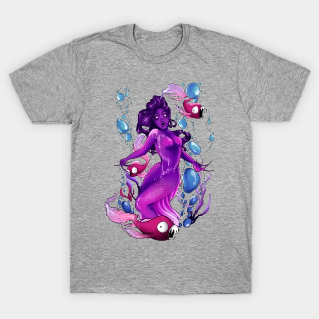 Vampire Mermaid T-Shirt by Rimatesa91